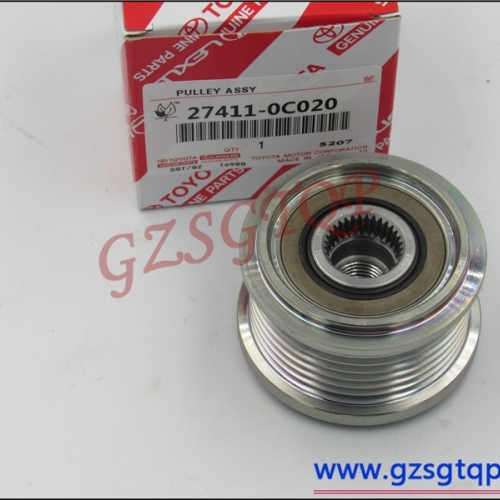 274110C020/TOYOTA/发电机皮带轮/27411-0C020/PULLEY, ALTERNATOR W/CLUTCH