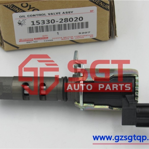 15330-28020/油控制阀组件/Camshaft VVTi Valve for Toyota 1AZ and 2AZ engines, suitable for RAV4, Camry, Avalon, and Previa.1533028020