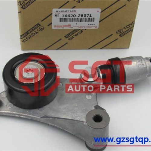 16620-28071/张紧器总成/FOR Toyota 4Runner belt tensioner pulley assembly with bracket 2003-2016 1662028071