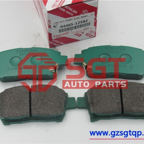 04465-12592/刹车片/Genuine for Toyota PAD KIT DISC BRAKE FRONT 0446512592