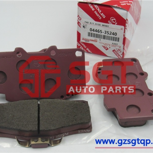 04465-35240/刹车片/1996-2002 Toyota 4Runner front brake pads, genuine Toyota semi-metallic pads 0446535240