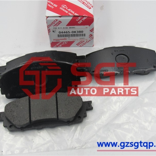 04465-0K380/刹车片/for Toyota Brake Pad Set, Disc Brake 044650k380