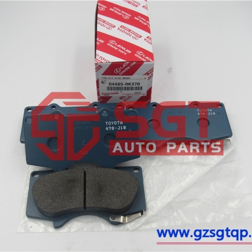 04465-0K370/刹车片/for Toyota Front Disc Brake Pad Set 044650K370