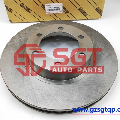 43512-60151/刹车盘/03-09 4RUNNER (W/FACTORY 17" WHEELS) 13 1/4" ROTOR OEM Front Brake 4351260151