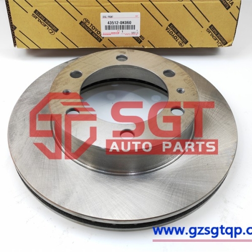 43512-0K060/刹车盘/435120K060 Genuine Toyota DISC, FRONT