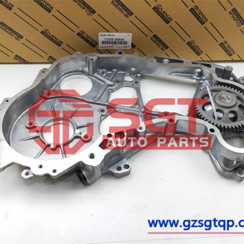 11320-30030/正时齿轮箱/正时链条盖油泵/1132030032 Genuine Toyota CASE ASSY, TIMING GEAR