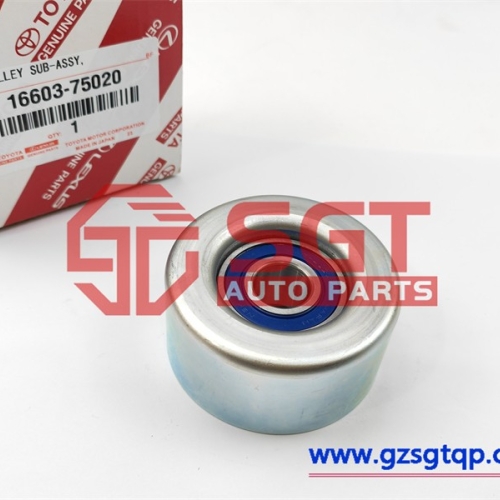 1660375020/TOYOTA/发动机皮带轮/16603-75020/PULLEY SUB-ASSY, IDLER