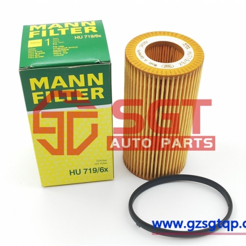 HU719/6X/机油过滤器/MANN HU719/6X Oil Filter AUDI VW OEM 06D 198 405 - 06D 115 562