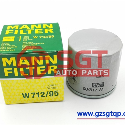 W712/95/机油过滤器/W712/95 MANN OIL FILTER | VOLKSWAGEN & AUDI [04E115561 B/D/H, interchangeable with Z781]