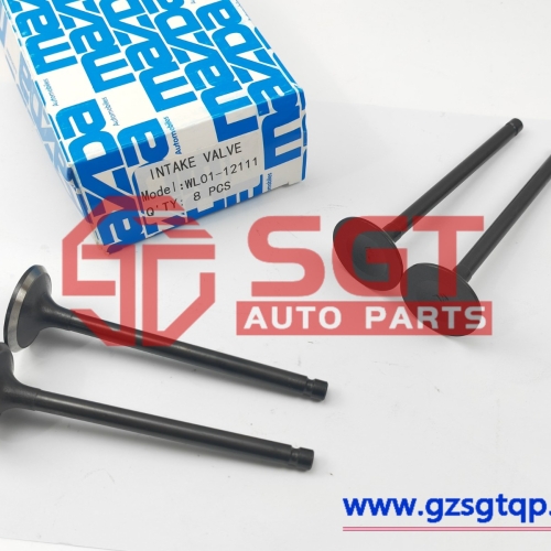 WL01-12111/进气阀/排气阀/WL0112111/进气门/WL01-12-111/WL01-12-121A Tip Engine Valve For Mazda WL In /Engine Valve Kit Intake(8PCS) Exhaust(4PCS) For Mazda BT-50 WL-T/WL for Ford Ranger WL01-12-121