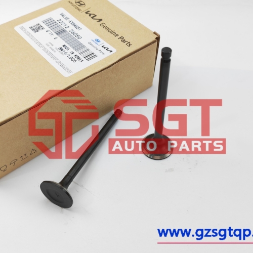 2221226050/进气排气阀/22212 26050 Genuine Hyundai / KIA VALVE-EXHAUST