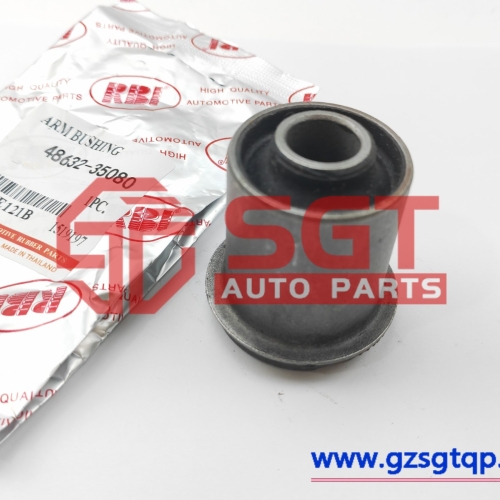 48632-35080/衬套/ GENUINE TOYOTA BUSH, FR SUSPENSION UPPER ARM, RH/LH 4863235080 OEM